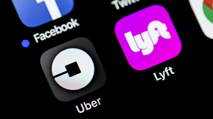 picture of uber and lyft logo